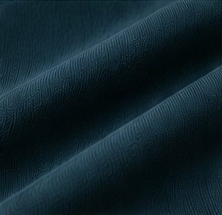 Camiseta Pima Signature na cor azul petróleo, detalhe do tecido