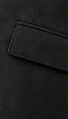 Costume Executivo na cor chumbo, detalhe do bolso