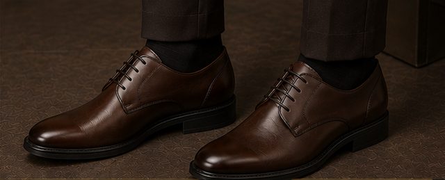 Derby Executivo na cor café, detalhe: outro