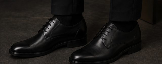 Derby Executivo na cor preto, detalhe: outro
