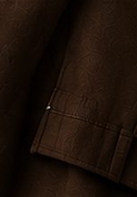 Overshirt Estruturada na cor café, detalhe: outro